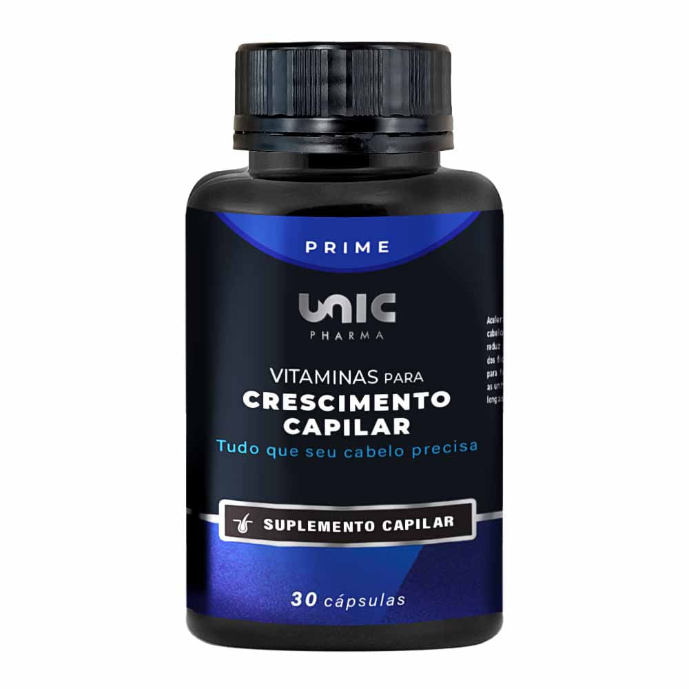 Vitaminas para Crescimento Capilar - 30cáps TESTER