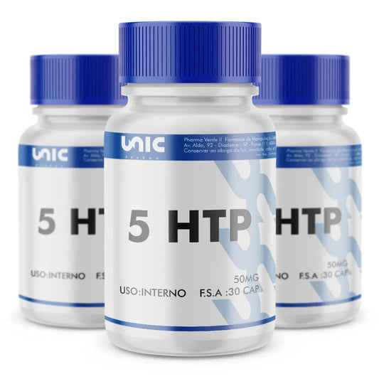 Kit 3 5HTP 50mg 30Cps