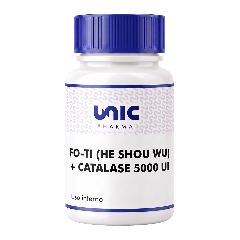 Fo Ti (He Shou Wu) + Catalase - 30 Cápsulas