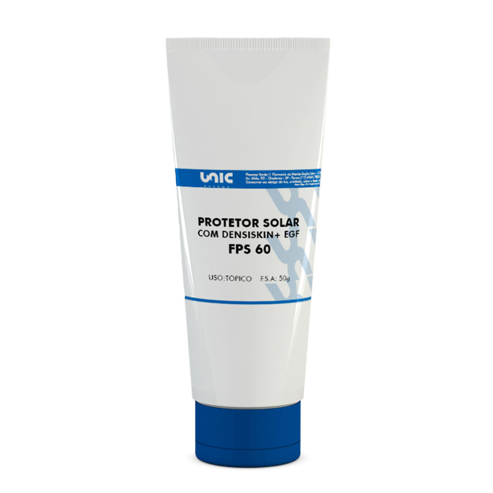 Protetor solar FPS 60 com Densiskin 5% + EGF 1% 50g