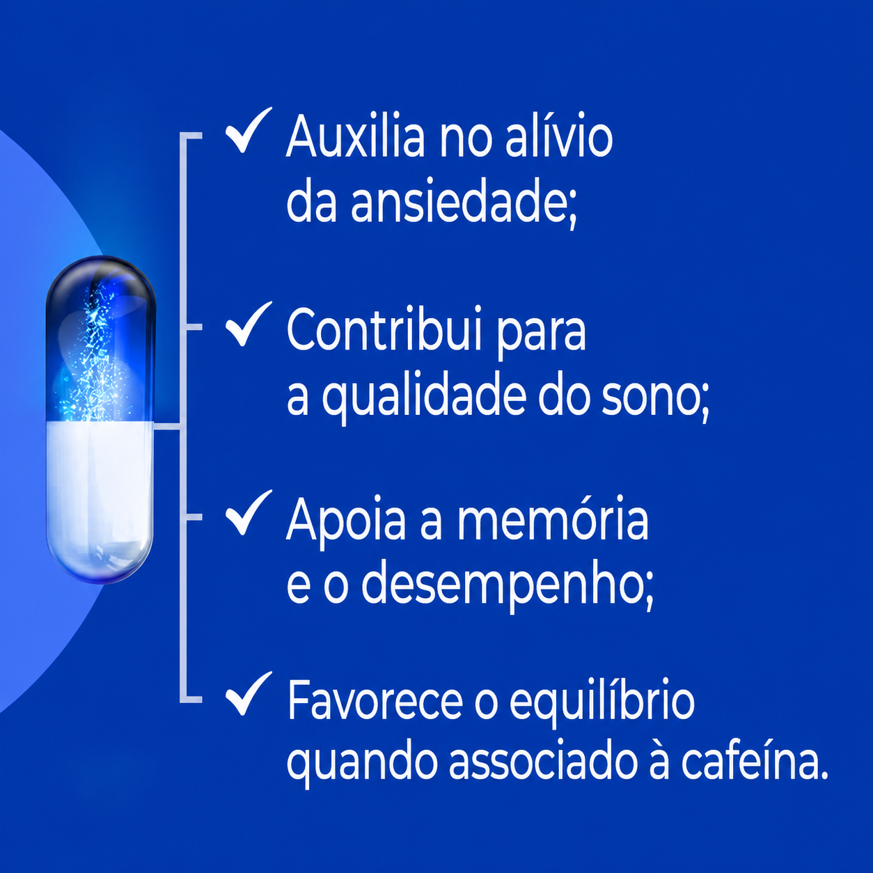 L-Teanina 500 Mg - 60 Cápsulas