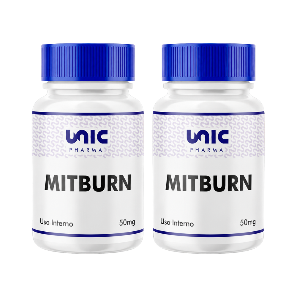 Kit 2 Fracos De Mitburn 50Mg - Revolução Do Emagrecimento - 30 Cáps (Cada)