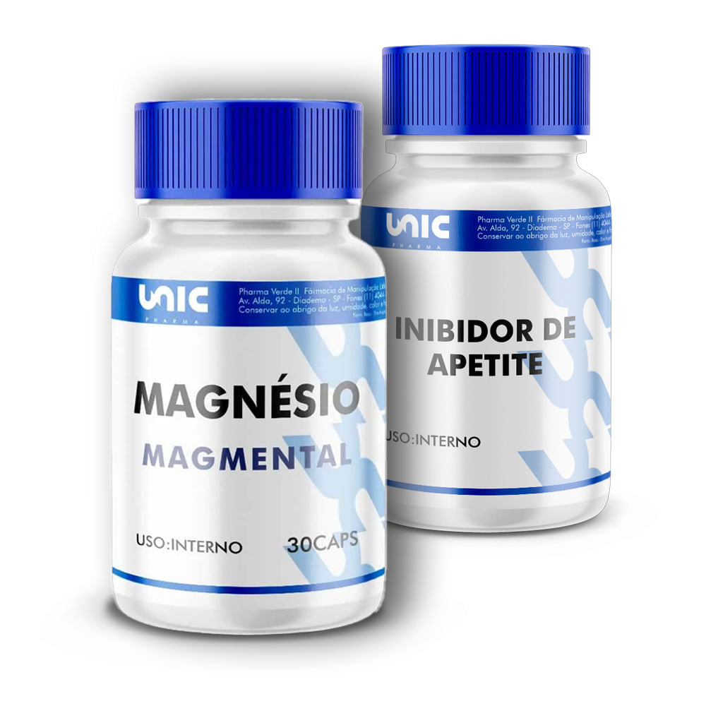Kit MagMental 30 caps mais Inibidor de Apetite 60 Cáps