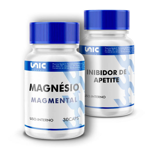 Kit MagMental 30 caps mais Inibidor de Apetite 60 Cáps