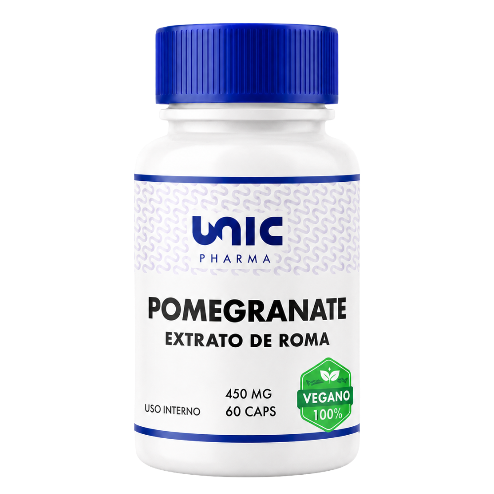 Pomegranate extrato de romã 450mg 60 Cápsulas Vegan