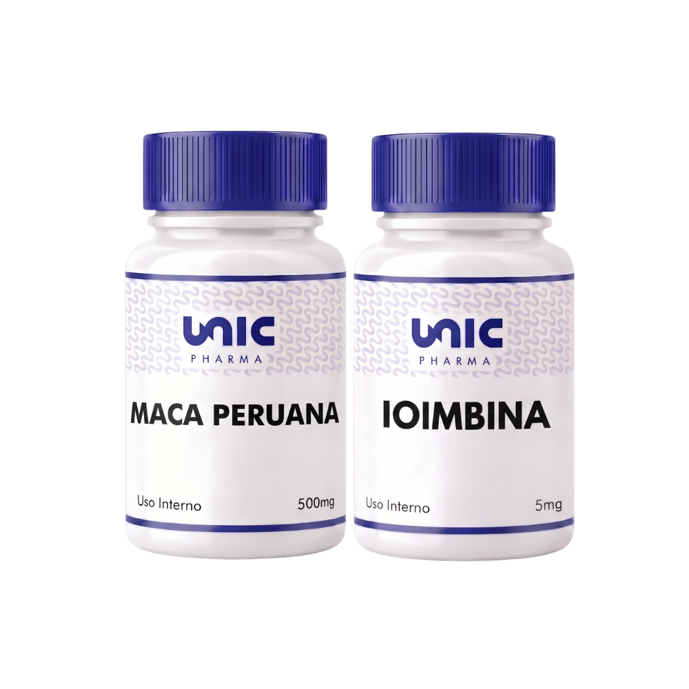 Maca Peruana 500mg 60Cap + Ioimbin 5mg 60caps