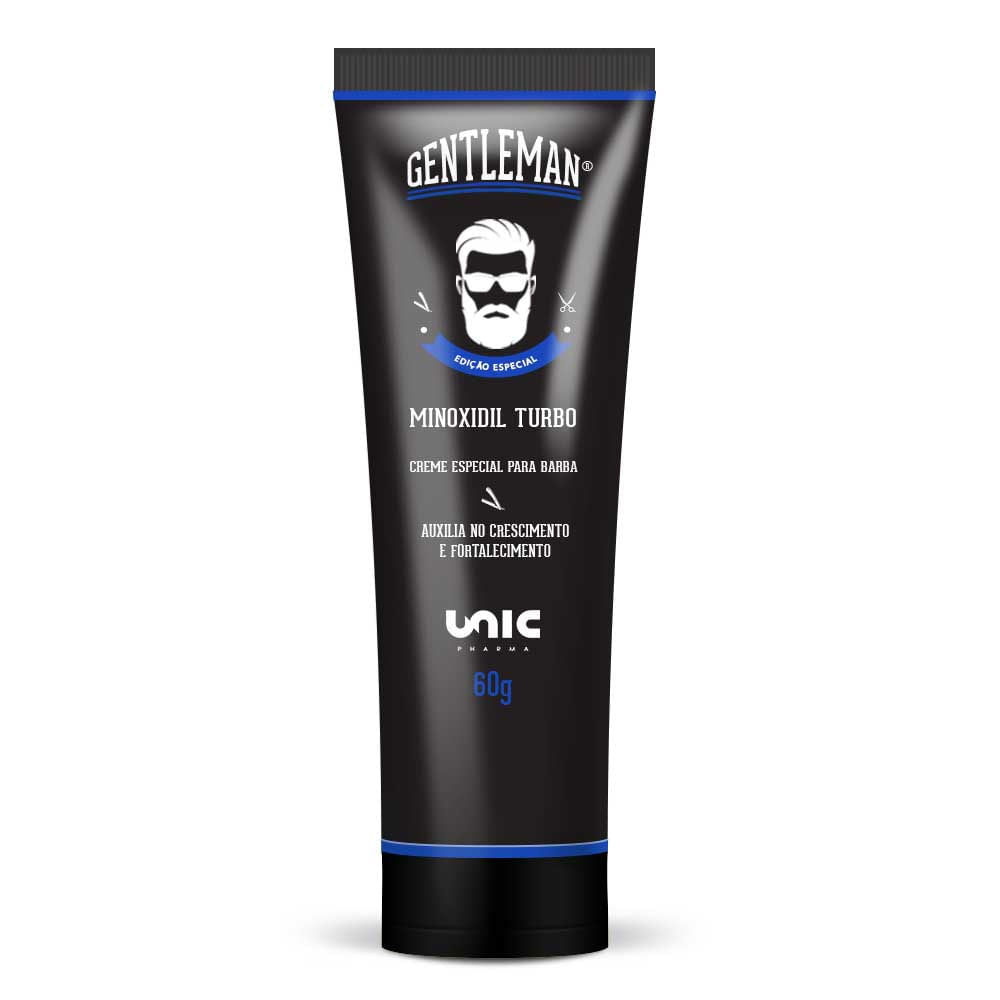 Gentleman Minoxidil Turbinado 60g - Fórmula Exclusiva