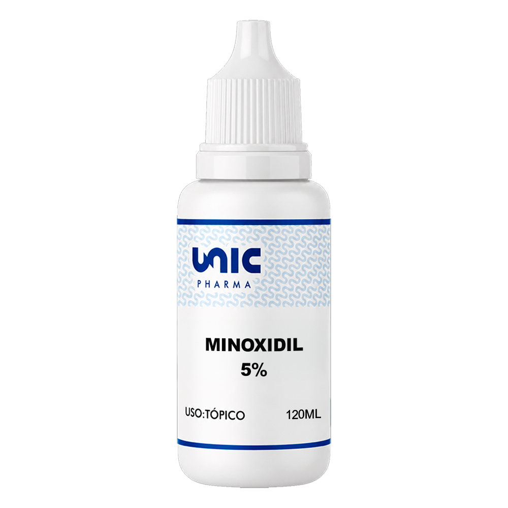 Minoxidil 5%  mais Propilenoglicol 120ml