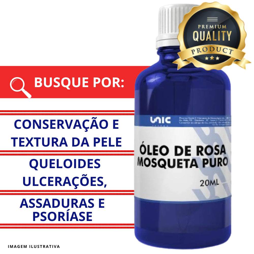 Óleo De Rosa Mosqueta Puro - 20Ml