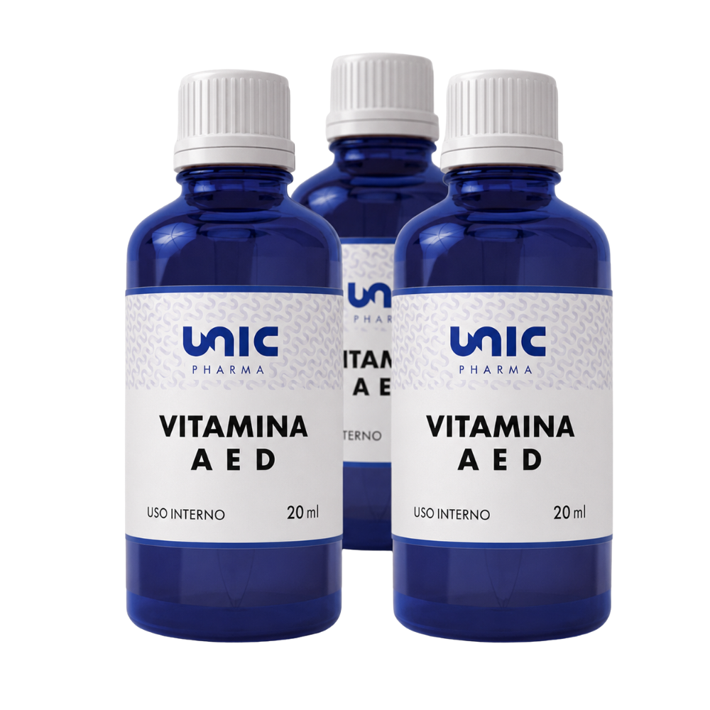 Kit 3 Frascos de Vitamina A e D 20ml