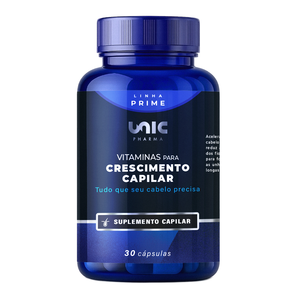 Vitaminas para Crescimento Capilar - 30cáps