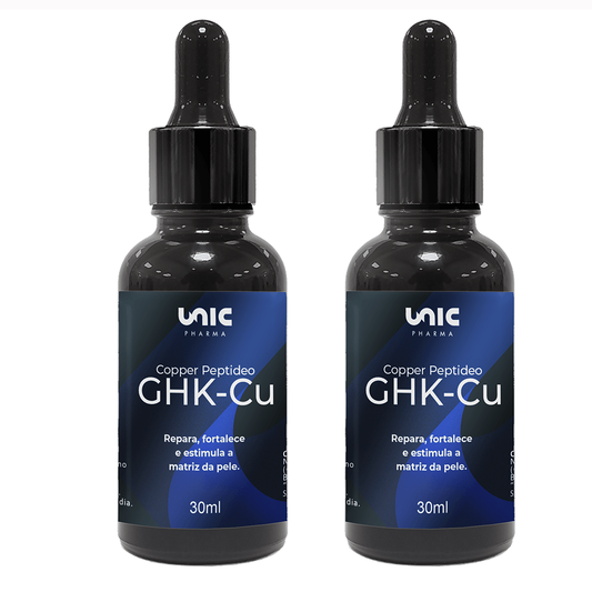 Kit C/2 GHK-CU Copper Peptideos Sérum - 30ml