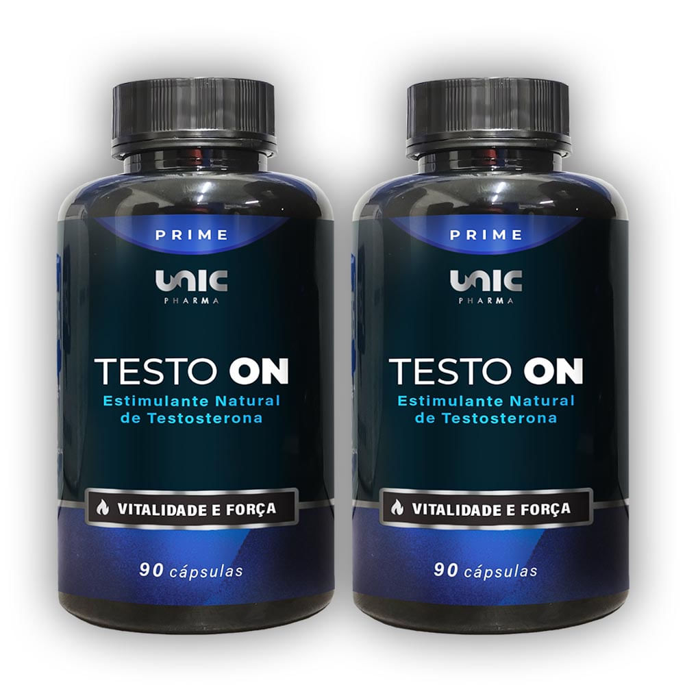 Kit 2 Testo On Estimulante de Testosterona  90 cáps