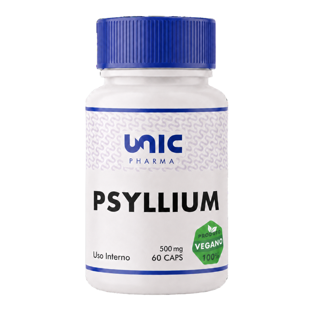 Psyllium 500mg 60 Cápsulas Vegan