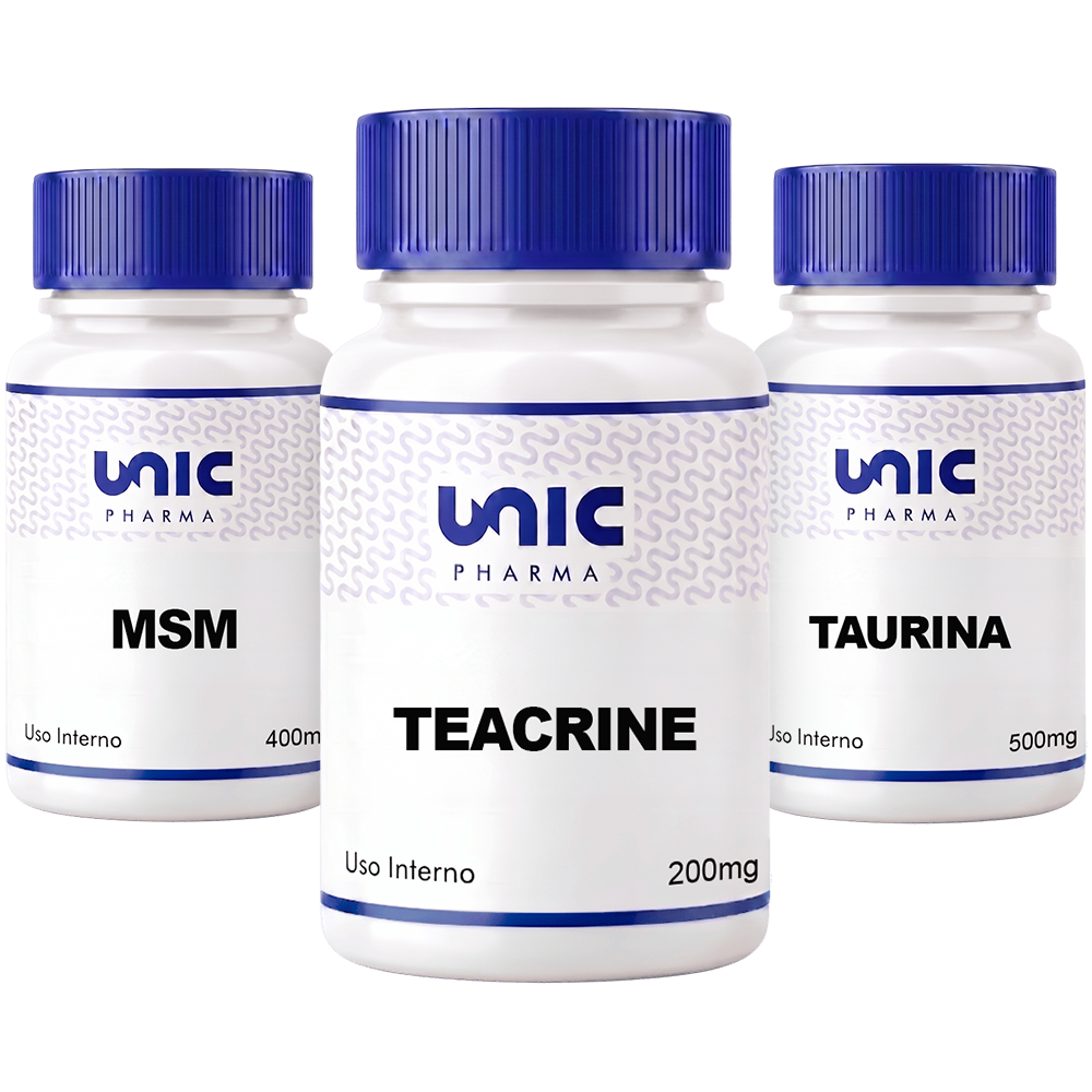 Kit Energia - MSM + Taurina + Teacrine