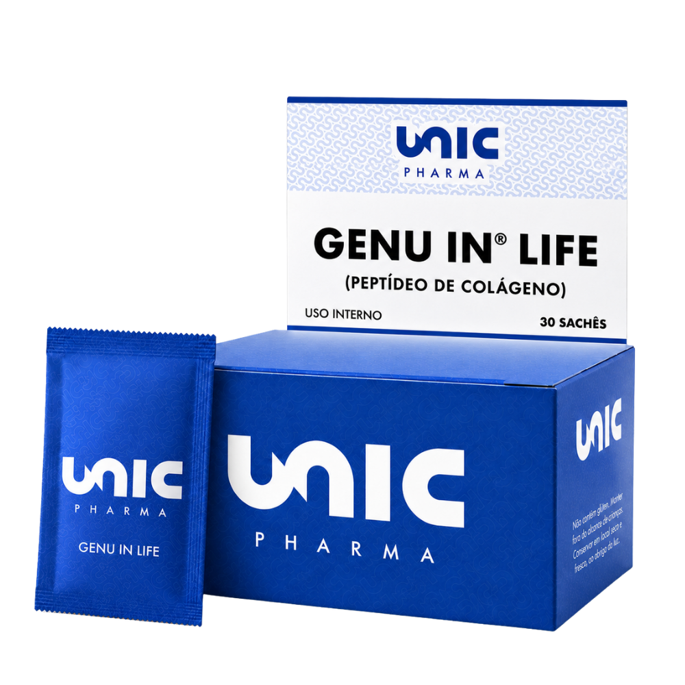 Genu-In Life 30 sachês 5g sabor Laranja