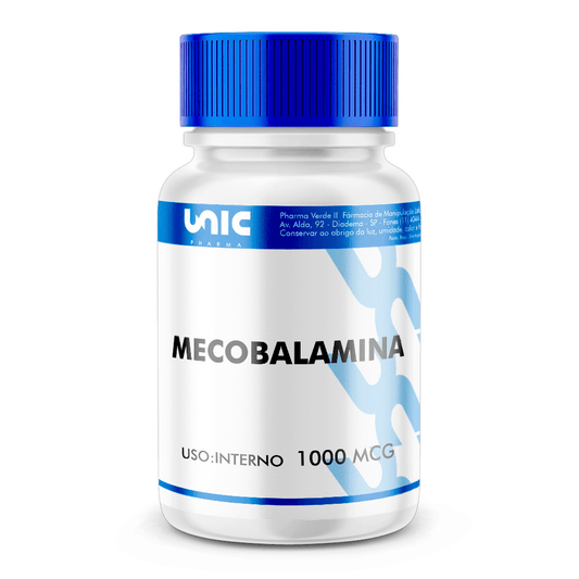 Mecobalamina – Forma ativa da vitamina B12 - 60 caps
