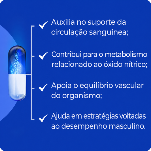 Tadalafil Com Arginina - 60 Doses