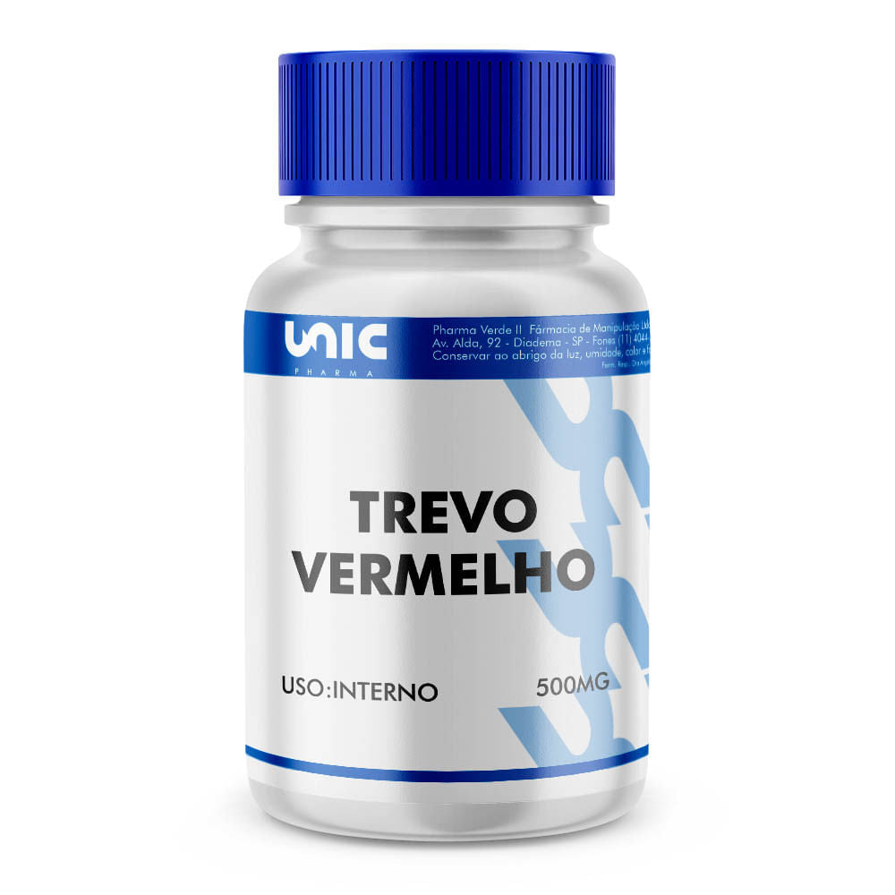 Trevo Vermelho 500 Mg - 30 Cápsulas