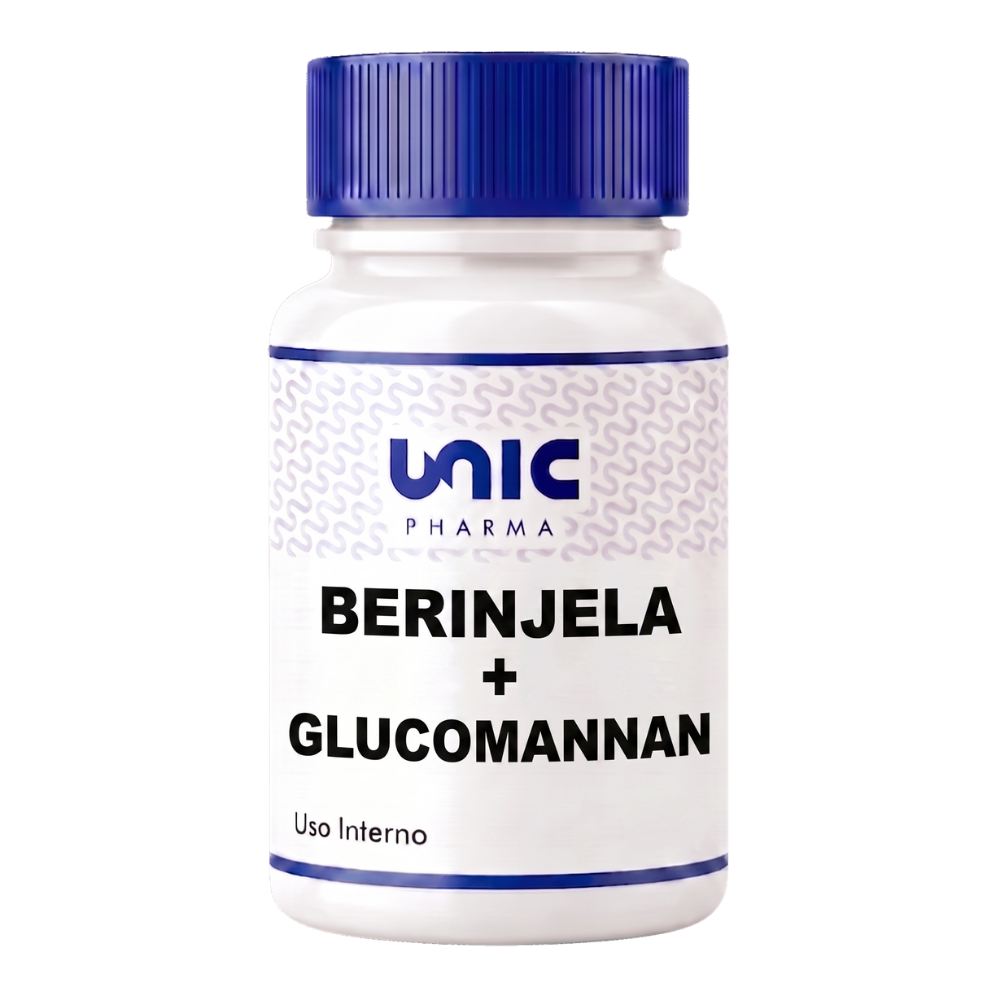 Berinjela 300mg+ Glucomannan 500mg 60 doses