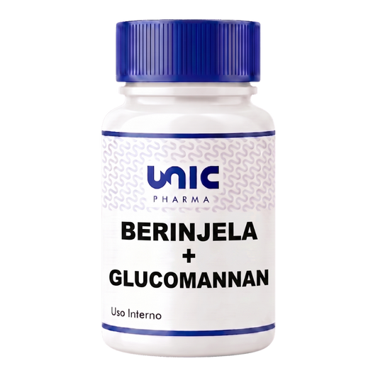 Berinjela 300mg+ Glucomannan 500mg 60 doses