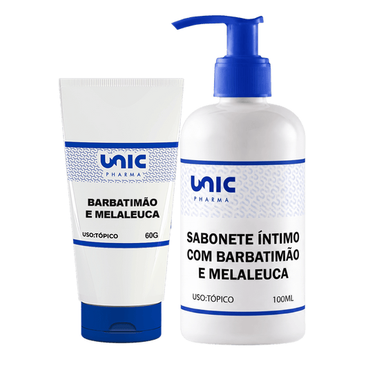 Kit Creme 60g Barbatimão e Melaleuca+ Sabonete Vaginal de Barbatimão e Melaleuca 100ml