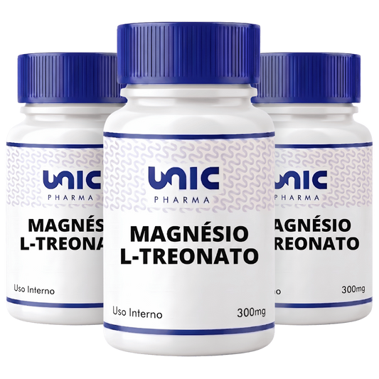 Kit 3 Magnésio L-Treonato 300mg 60 Cáps (cada)