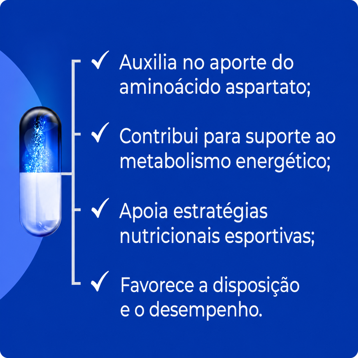 Ácido L-aspártico 500mg