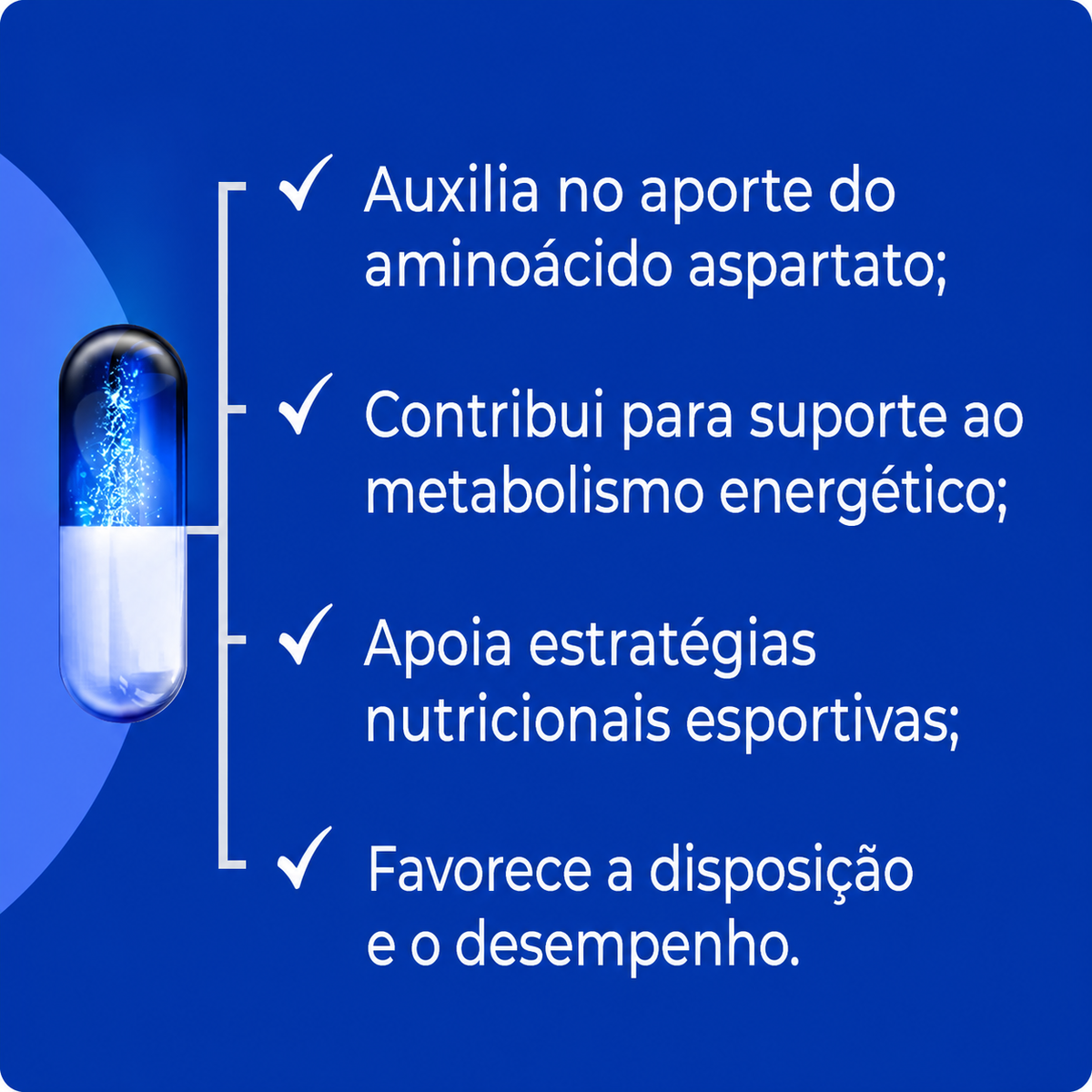 Ácido L-aspártico 500mg