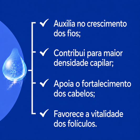 Loção De Fatores De Crescimento Capilar / Barba 60Ml