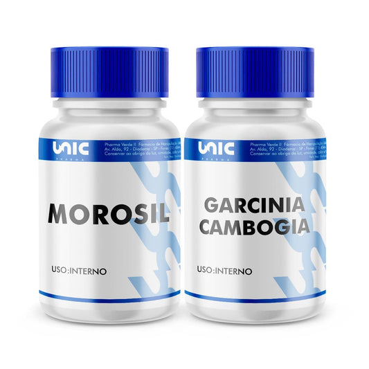 Morosil 500Mg 60 Cápsulas + Garcinia Cambogia 500Mg - 60 Cápsulas