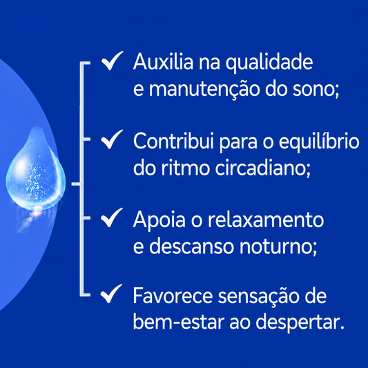 Suplemento de Melatonina - Livre de Enxaqueca e insônia 30ml