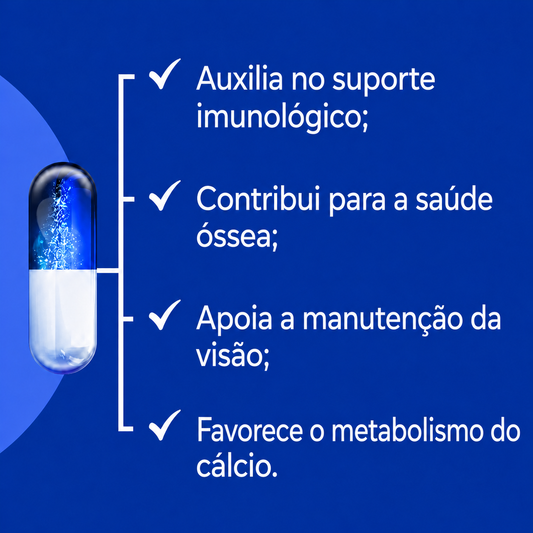 Kit 3 Frascos de Vitamina A e D 20ml