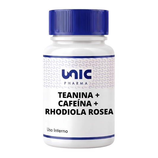 Teanina + Cafeína + Rhodiola Rosea - 60 Doses