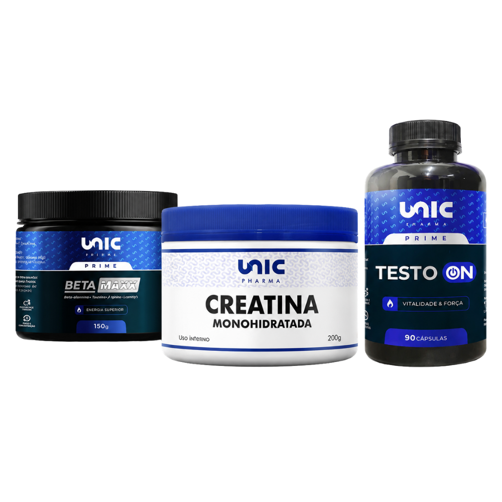 Beta Maxx  150g mais Creatina 200g mais Testo On 90 Cáps