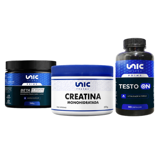 Beta Maxx  150g mais Creatina 200g mais Testo On 90 Cáps