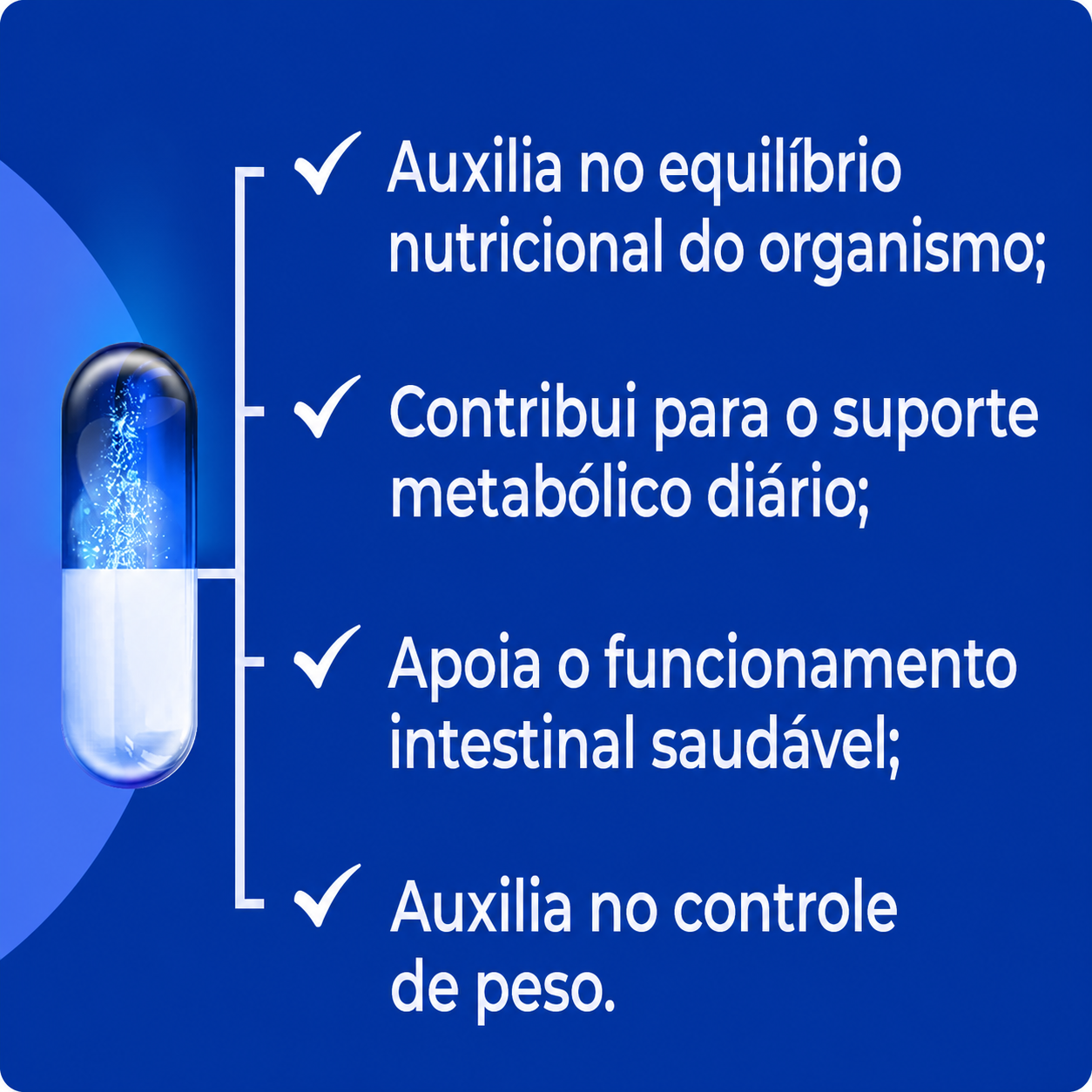 Metabolize 4 500mg com selo de autenticidade