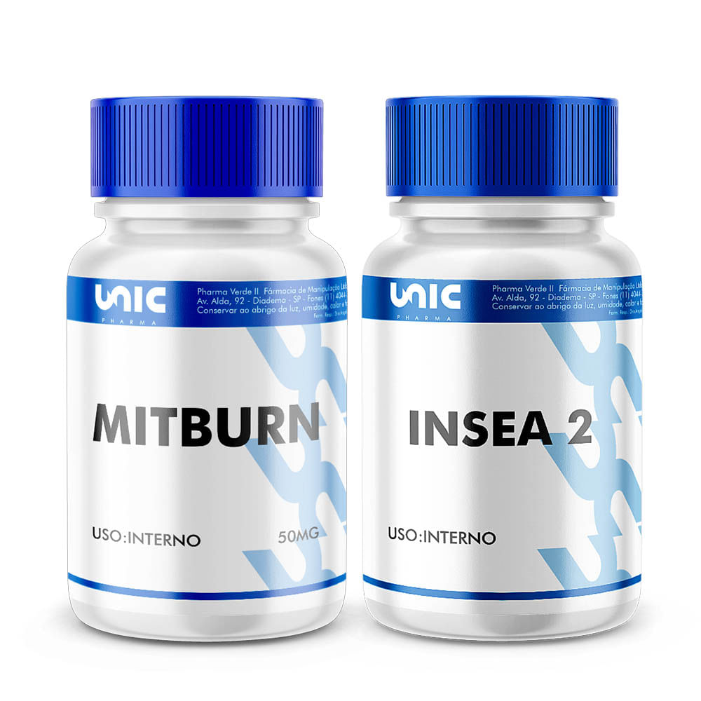 Mitburn  50Mg 30Caps + Seca Gordura Abdominal (Insea 2  250Mg) - 60 Cápsula