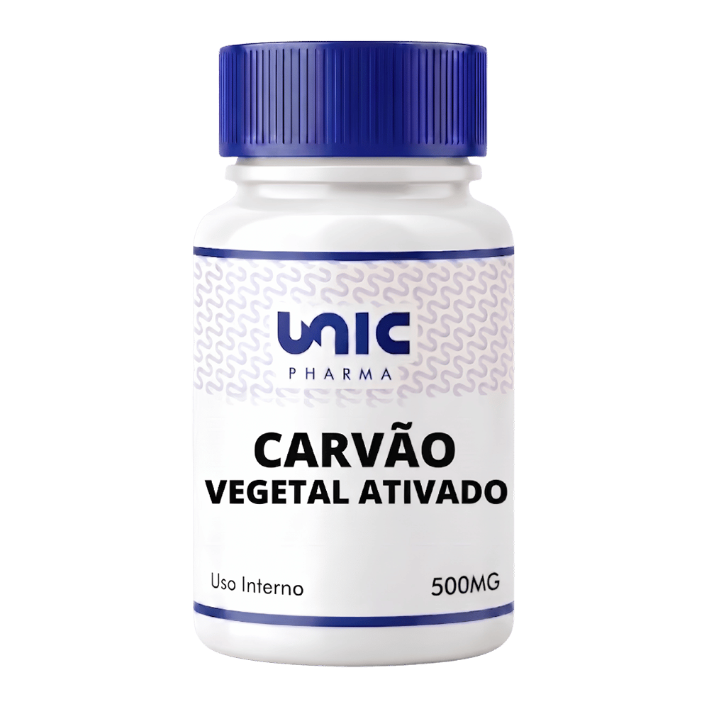 Carvão Vegetal Ativado 500Mg - 60 Doses
