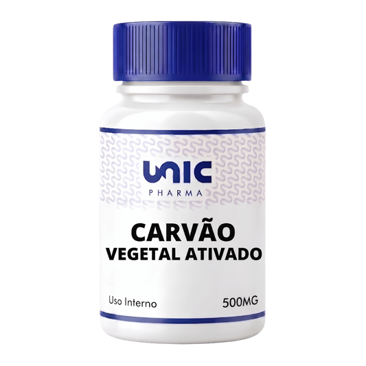 Carvão Vegetal Ativado 500Mg - 60 Doses