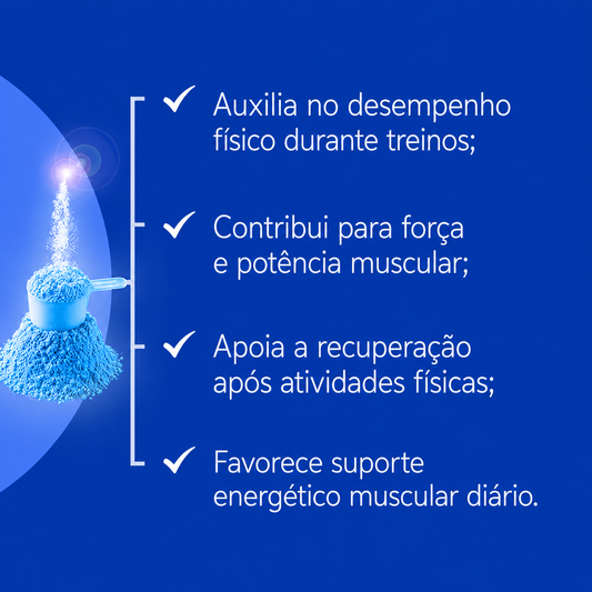 Creatina Sabor uva 5g cada - 30 Envelopes