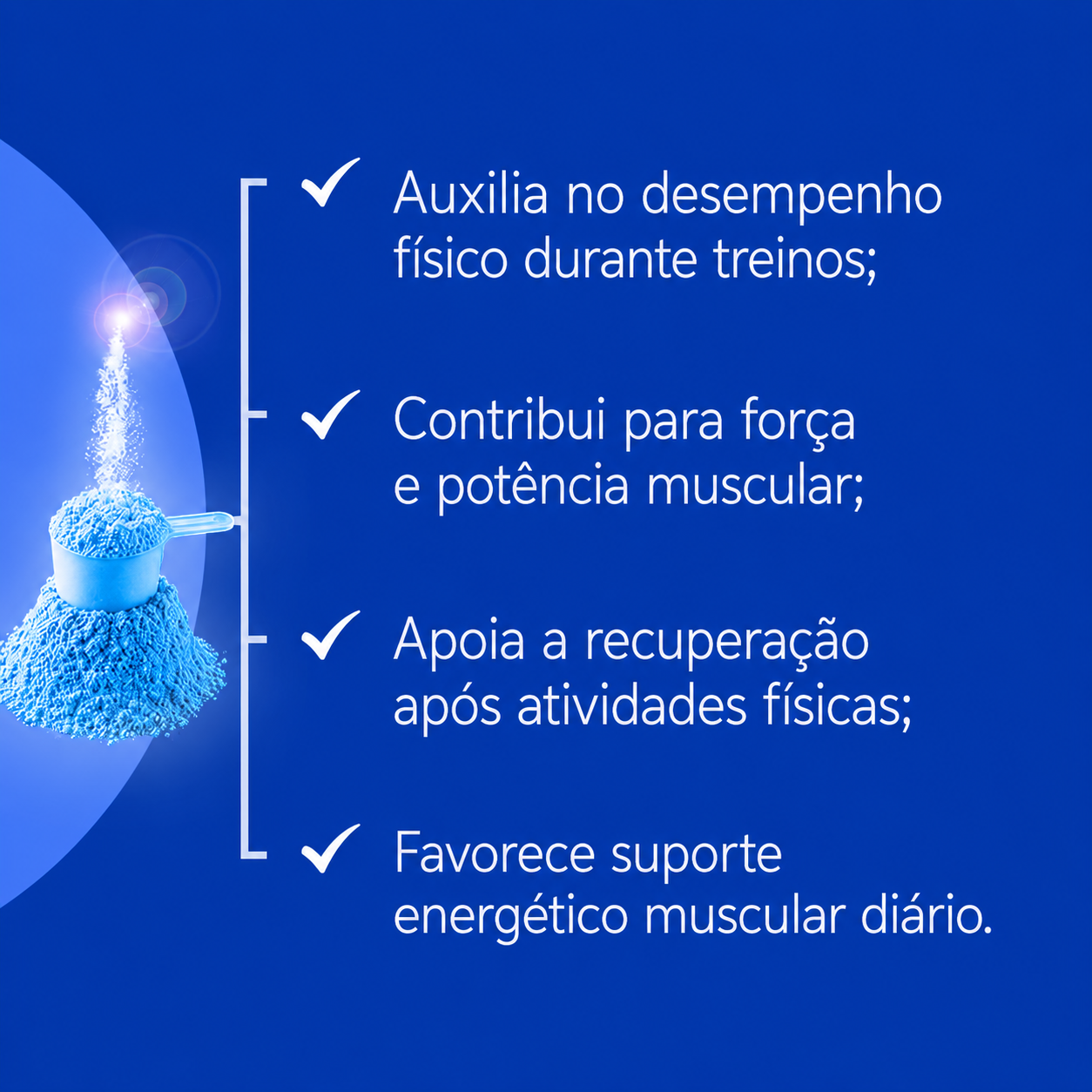 Creatina Sabor uva 5g cada - 30 Envelopes