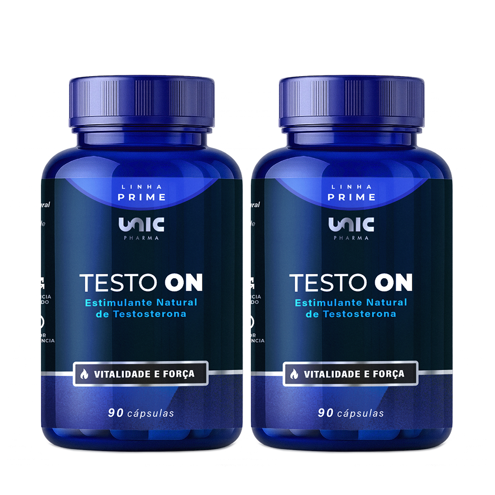 Kit 2 Testo On Estimulante de Testosterona  90 cáps