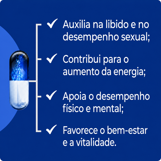 Composto Afrodisíaco - 60 Cápsulas