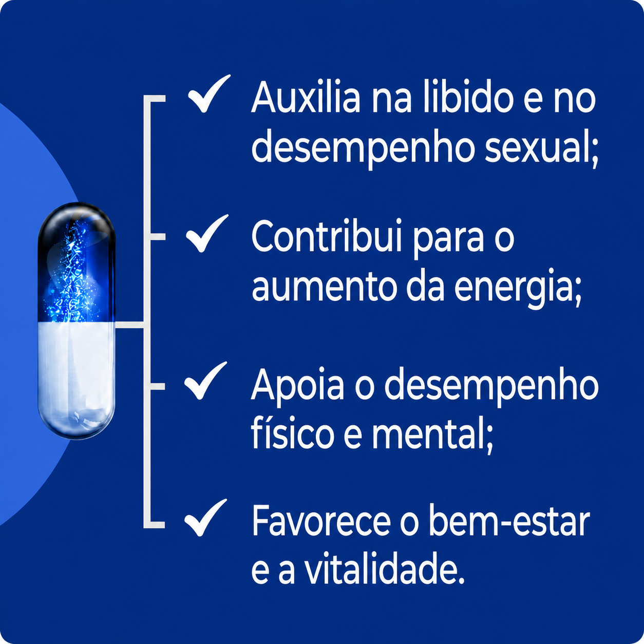 Composto Afrodisíaco - 60 Cápsulas