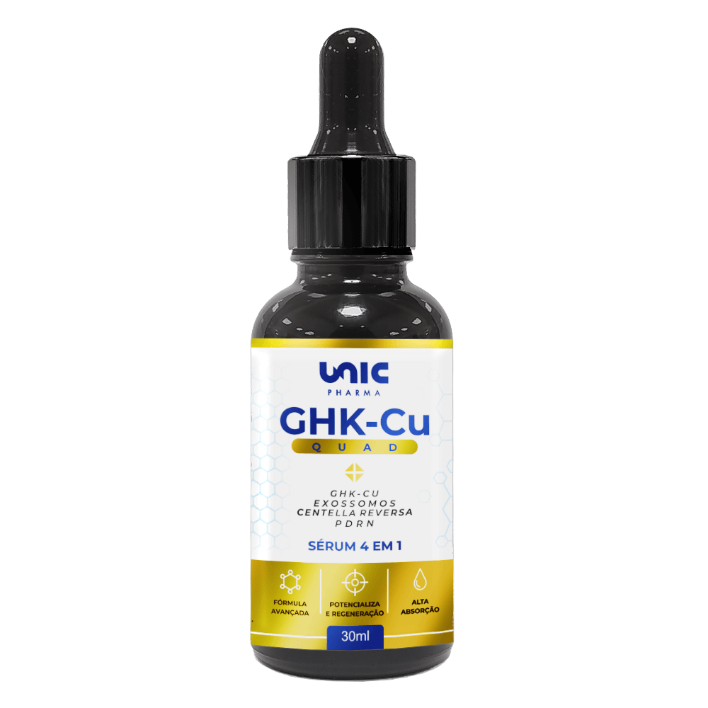 GHK-Cu Quad - Sérum 4 em 1 Fórmula Avançada 30ml