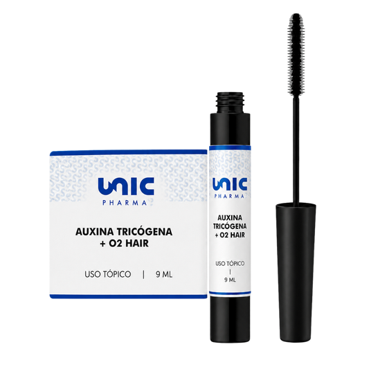 Auxina Tricógena + O2 Hair sobrancelhas brilhantes e sem falhas Unicpharma