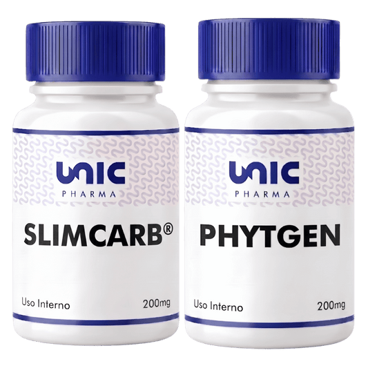 Kit-SlimCarb 200mg + Phytgen200mg 30 Caps cada