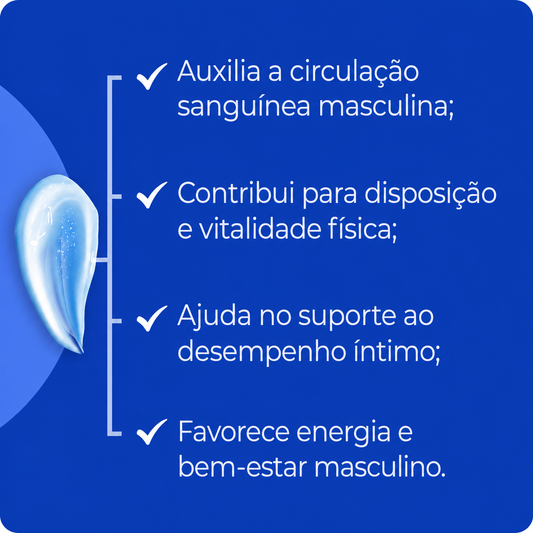 Gel Azulzinho Retardante e ereção - 20g