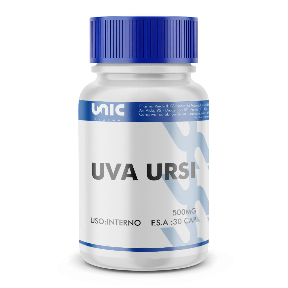 Uva ursi 500mg 30 caps Unicpharma